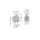 Wago 235-754/331-000 Anreihbare Leiterplattenklemme