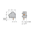 Wago 236-726 Anreihbare Leiterplattenklemme
