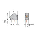 Wago 236-746/332-000 Anreihbare Leiterplattenklemme