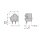Wago 236-764/332-000 Anreihbare Leiterplattenklemme