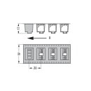 Wago 250-203/353-604/997-404 THR-Leiterplattenklemme