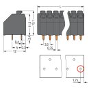 Wago 250-205/353-604 THR-Leiterplattenklemme