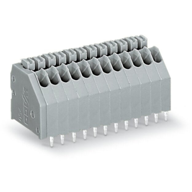 Wago 250-303 Leiterplattenklemme Grau
