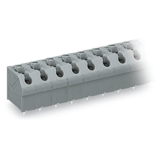 Wago 250-604 Leiterplattenklemme Grau