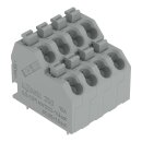Wago 250-704 Doppelstock-Leiterplattenklemme Grau