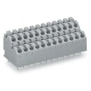 Wago 250-712 Doppelstock-Leiterplattenklemme Grau