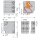 Wago 252-102 2-Leiter-Federleiste Grau