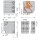 Wago 252-103 2-Leiter-Federleiste Grau