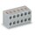 Wago 252-110 2-Leiter-Federleiste Grau
