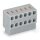 Wago 252-155 2-Leiter-Federleiste Grau