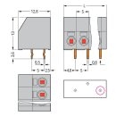 Wago 253-104/000-012 2-Leiter-Leiterplattenklemme
