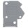 Wago 254-600 Abschlussplatte 1mm Orange