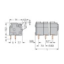 Wago 255-503/000-009/999-950 Leiterplattenklemme