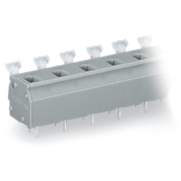 Wago 255-603 Leiterplattenklemme Grau