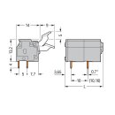 Wago 255-606/333-000 Leiterplattenklemme
