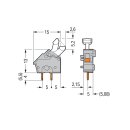 Wago 256-743 Anreihbare Leiterplattenklemme