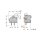 Wago 256-866 Anreihbare Leiterplattenklemme