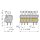 Wago 257-402 Leiterplattenklemme Grau