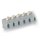 Wago 257-603 Leiterplattenklemme Grau