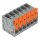 Wago 2606-3106/020-000 Leiterplattenklemme Hebel Grau
