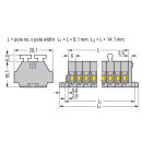Wago 261-108/341-000 2-Leiter-Klemmenleiste Grau
