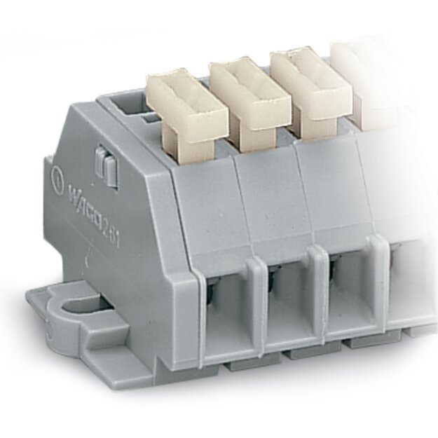 Wago 261-152/331-000 2-Leiter-Klemmenleiste Grau