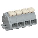 Wago 261-204/332-000 4-Leiter-Klemmenleiste Grau