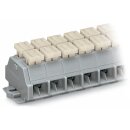 Wago 261-258/342-000 4-Leiter-Klemmenleiste Grau