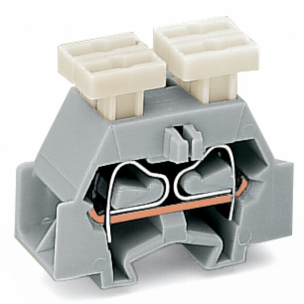 Wago 261-346/342-000 4-Leiter-Klemme beidseitig Orange