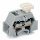 Wago 261-354/332-000 Platzsparende 4-Leiter-Endklemme Blau