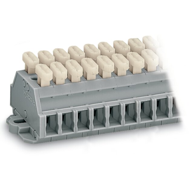Wago 261-423/341-000 2-Leiter-Klemmenleiste Grau