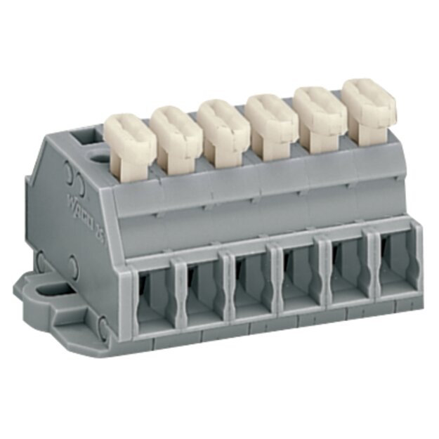 Wago 261-426/331-000 2-Leiter-Klemmenleiste Grau