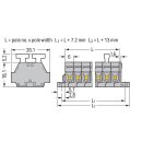 Wago 261-432/341-000 2-Leiter-Klemmenleiste Grau