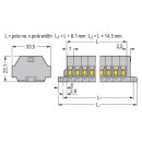 Wago 262-110 2-Leiter-Klemmenleiste Grau