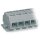 Wago 262-210 4-Leiter-Klemmenleiste Grau