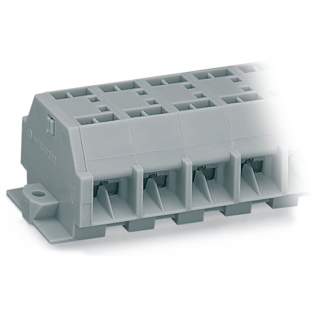 Wago 262-255 4-Leiter-Klemmenleiste Grau