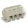 Wago 262-283 4-Leiter-Klemmenleiste Grau