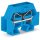Wago 262-324 Platzsparende 2-Leiter-Endklemme Blau