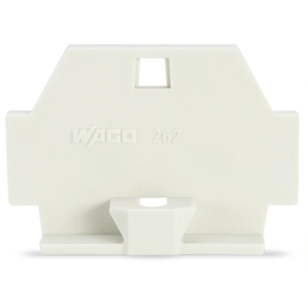 Wago 262-363 Abschlussplatte Grau