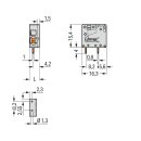 Wago 2624-1101 Leiterplattenklemme