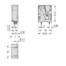 Wago 2636-3101 Leiterplattenklemme