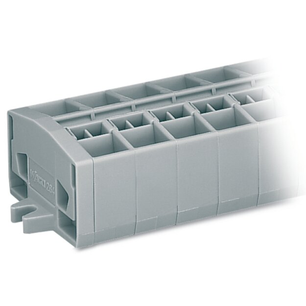 Wago 264-252 4-Leiter-Klemmenleiste Grau