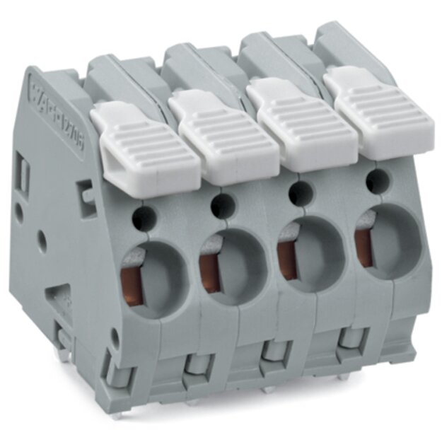 Wago 2706-108 Leiterplattenklemme Hebel Grau