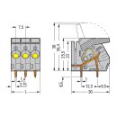 Wago 2706-155 Leiterplattenklemme Hebel Grau