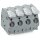 Wago 2706-205/000-004 Leiterplattenklemme Hebel Schwarz