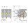 Wago 2706-253 Leiterplattenklemme Hebel Grau