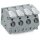 Wago 2706-256 Leiterplattenklemme Hebel Grau