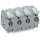 Wago 2706-302 Leiterplattenklemme Hebel Grau