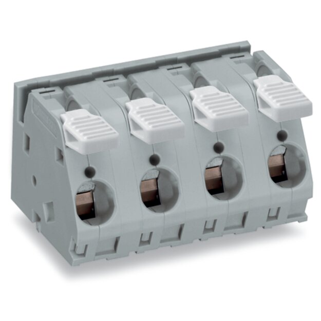 Wago 2716-255 Leiterplattenklemme Hebel Grau