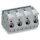 Wago 2716-257 Leiterplattenklemme Hebel Grau
